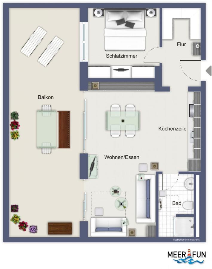 Linden-Palais Wohnung 34 Heiligendamm Exteriör bild